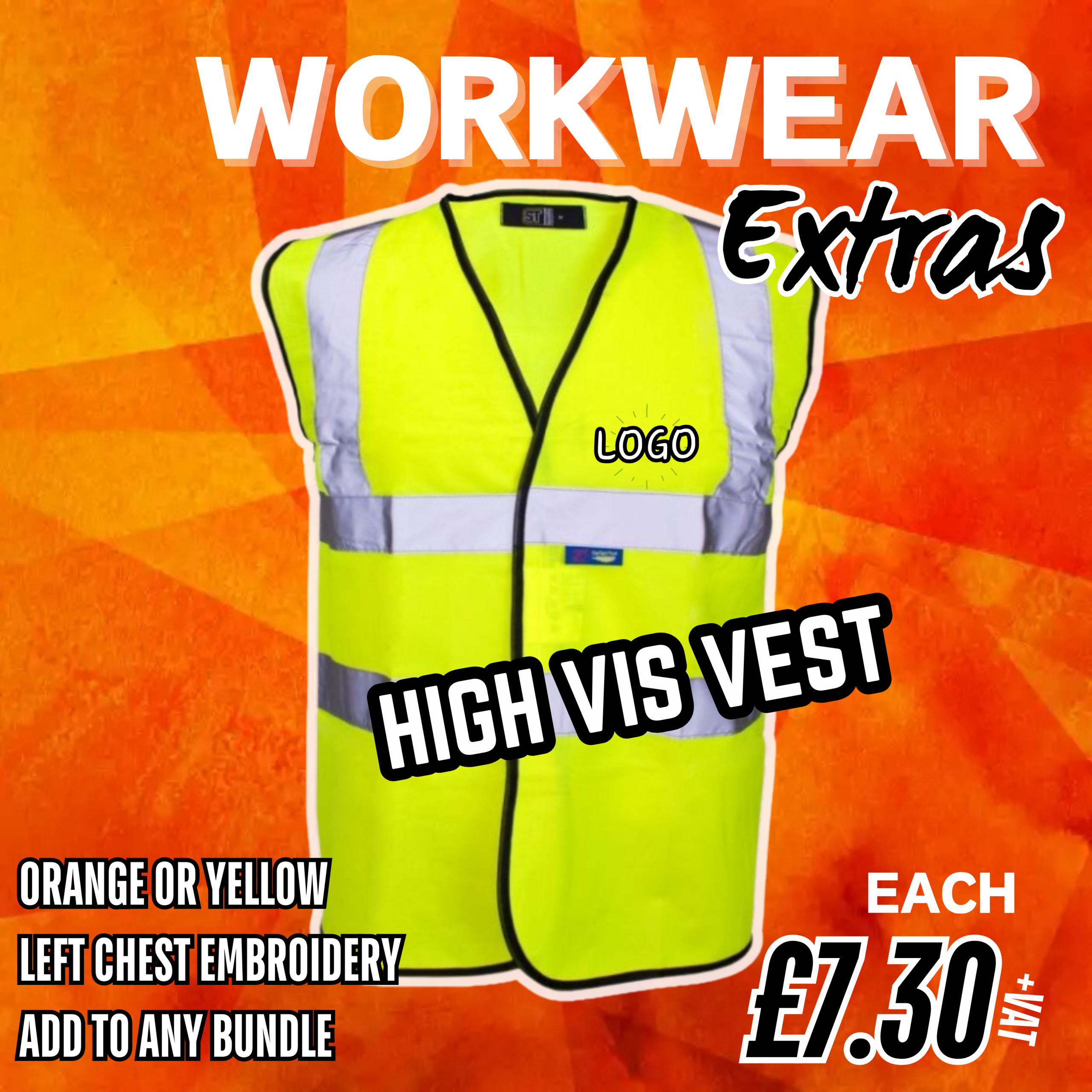 Workwear Extras - High Vis Vest
